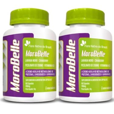 Imagem de KIT 2X MOROBELLE (Laranja Moro, Cranberry, Cromo e Vitaminas) 60 cápsulas - Flora Nativa