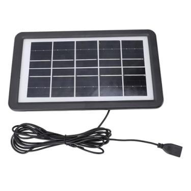 Imagem de YWBL-WH Painel Solar Portátil, Carregador Solar Monocristalino de 4,5 W Com Saída USB, IP68 à Prova d'água para Camping, Caminhadas, Atividades Ao Ar Livre