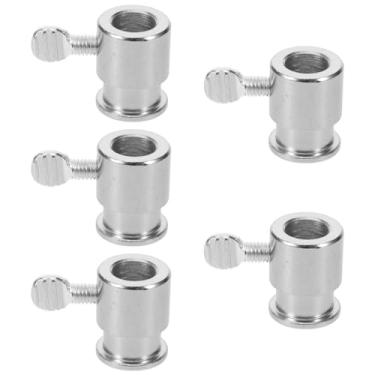 Imagem de Luxshiny 5 peças de suporte de vara de churrasqueira para churrasqueira elétrica durável para churrasqueira compatível com vários espetos de churrasco, fácil de instalar para cozinhar ao ar livre