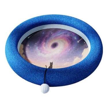 Imagem de Whtkoph Arranhador para gatos, cama, tábua de arranhar, suprimentos práticos, brinquedo para brincar, dormir, ao desgaste, brinquedo de garra de, Redondo