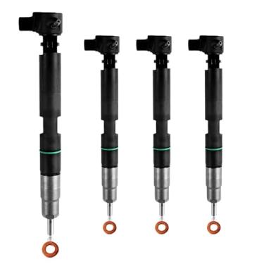 Imagem de PANGOLIN 4 peças 7261663 28347042 injetor de combustível compatível com Bobcat Loader T740 T750 T770 T870 Doosan D34 3.4 peças de reposição do motor, substitui OE 400903-0043E