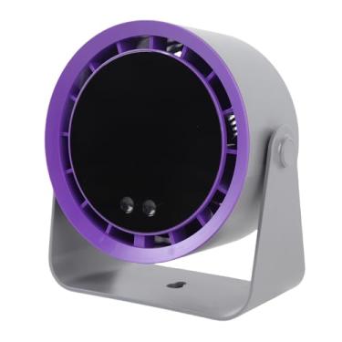 Imagem de Fabater Ventilador de Mesa USB Recarregável, Circulador de Ar Portátil de 100 Velocidades para Casa, Escritório, Viagens, Ventilador de Mesa Montado na Parede (Preto)