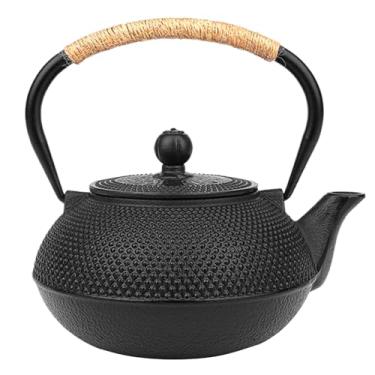 Imagem de Chaleira de Ferro Fundido | Interior Esmaltado Para Infusão E Ebulição | Chaleira para Fogão a Gás ou Elétrico | Para Uso Doméstico em Cozinha Restaurante com Fogão de Indução e em