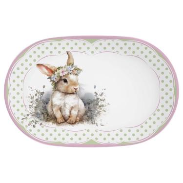 Imagem de Travessa Coelha Agnes 34 cm em Cerâmica Alleanza