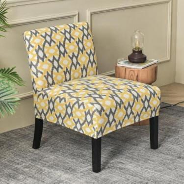 Imagem de Capa para cadeira de asa de elastano impressa, capas de cadeiras removíveis com detalhes sem braços, protetor de móveis, uso versátil, para bar, sala de estar, quarto, hotel, balcão tipo 12||tamanho