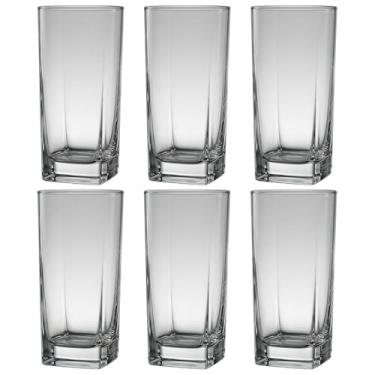 Imagem de Jogo com 6 Copos de Vidro Grosso Texas 320ml Redondo Água e Suco Cor: Transparente