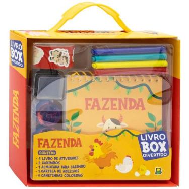 Imagem de Livro - Livro-BOX divertido! Fazenda
