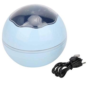 Imagem de CUOFYUNL Star Projector Night Light 360 graus de rotação 8 cores LED Night Light Projector para criança (Azul)