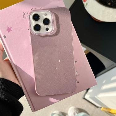 Imagem de HTVJFX Capa de celular luxuosa com glitter brilhante e geleia para iPhone 16 Pro Max (capa macia para iPhone 16 Pro Max/06)