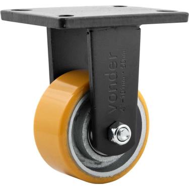 Imagem de Rodizio Fixo 4'' Pu+ferro Industrial Vonder