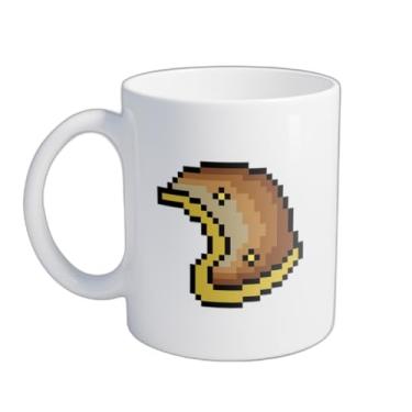 Imagem de Caneca Xícara de Café Porcelana 300ml com Desenho de Capacete de Motocicleta Retro