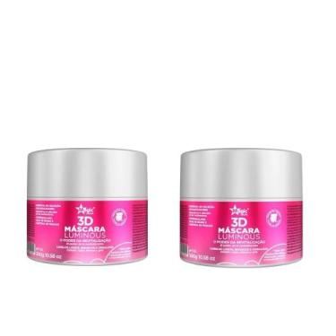 Imagem de Kit c/2 máscara magic color 3d luminous 300g