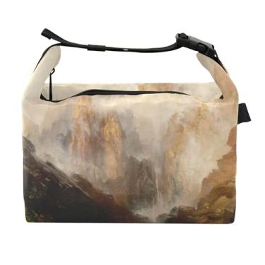 Imagem de TSENQUE Lancheira personalizada Thomas Moran Mist Kanab Canyon para adultos mulheres lancheira isolada portátil personalizada lancheira para trabalho