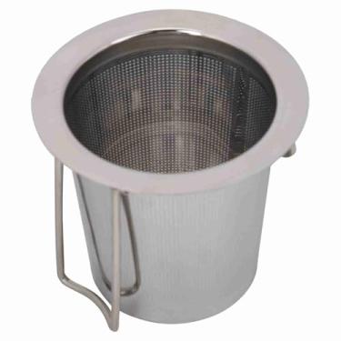 Imagem de GLOGLOW Infusor de chá de Aço Inoxidável Com Tampa, Filtro Dobrável para chá e café de Folhas Soltas, Suprimentos de café e de 2,9 X 1,9 Polegadas