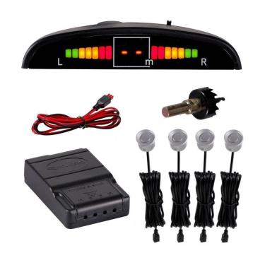 Imagem de Sensor De Estacionamento Roadstar Rs304br Prata