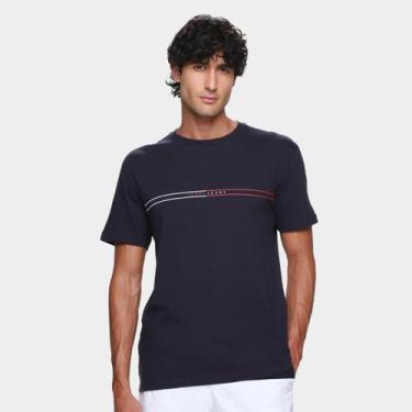 Imagem de Camiseta Tommy Jeans Entry Graphic Masculina, Marinho, M