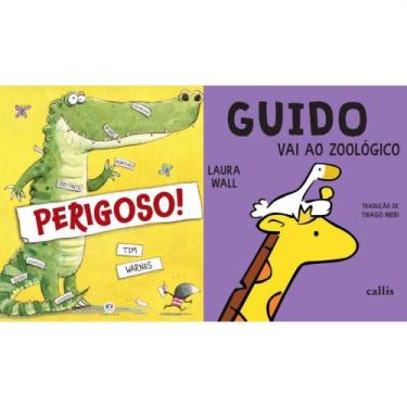 Imagem de Livros infantis: Guido vai ao Zoológico + Perigoso! - Kit de Livros, 3