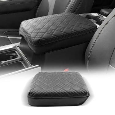 Imagem de CDEFG Para 2023-2025 2026 Ford F-250 F350 F450 F550 Super Duty Center Console Capa de caixa de apoio de braço para F250 (XL, XLT, Lariat, King Ranch, Platinum) Acessórios Protetor de descanso de braço