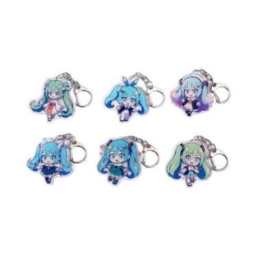Imagem de Chaveiro Acrílico Hatsune Miku Anime Engraçado Para Mochila, Pingente 