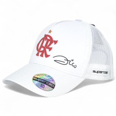 Imagem de Boné Flamengo Zico Trucker Aba Curva Licenciado Oficial-Unissex