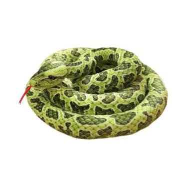 Imagem de Brinquedo De Cobra De Pelúcia Grande, Boneco De Tecido Macio Para Cria