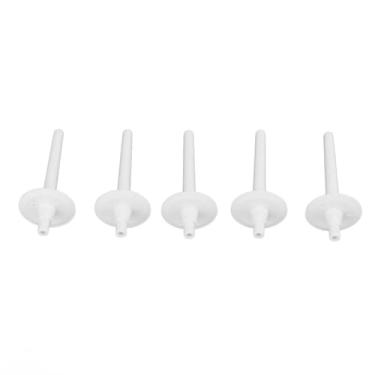 Imagem de Chiffonade 5 peças de carretel de bobina de plástico branco peças de reposição duráveis universais para máquina de costura doméstica