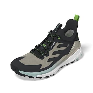 Imagem de Adidas Tênis de caminhada TERREX Free Hiker 2.0 Low GORE-TEX, Semiflash aqua/carbono/lima lúcido, 42