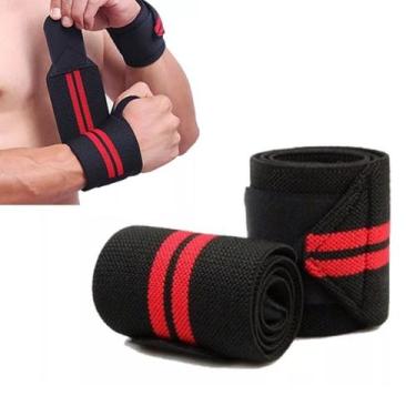 Imagem de Munhequeira Protetor De Punho Profissional Cross Treiner e Academia Pu