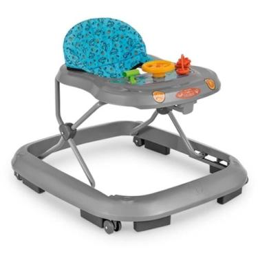 Imagem de Andador Infantil Musical para Bebê Acqua Explorador Cinza - Tutti Baby