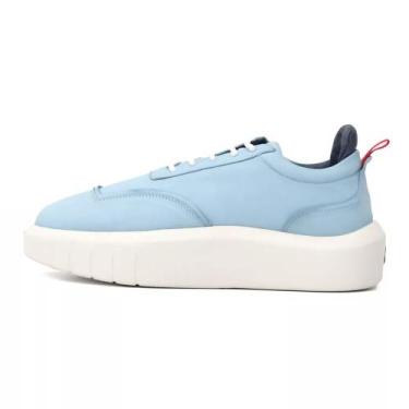 Imagem de Tênis Masculino Casual Azul Claro Couro DIfranca - 22000, 38