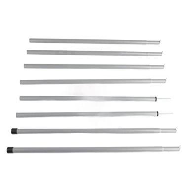 Imagem de CUOFYUNL Tenda de varanda com dossel de ferro ao ar livre, tendas de praia, toldo, poste de apoio vertical