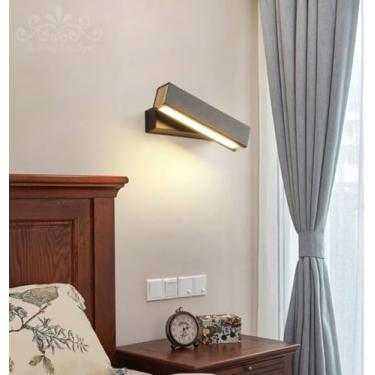 Imagem de Arandelas De Luz De Parede Led Com Controle Remoto 3 Cores Reguláveis Ao Lado Da Cama 350 ° Ajustável Lâmpada De Parede Moderna Para Quarto Caminho Corredor Escada Deco Madeira Luzes Noturn
