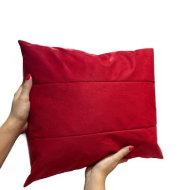 Imagem de ALMOFADAS COM ZIPER 38X44, COM ENCHIMENTO 45X45,(VERMELHO,8 UNIDADES)