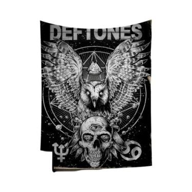 Imagem de Tapeçaria Musical Colorida Do Cantor Hop Star D-Deftones Para Decoraçã