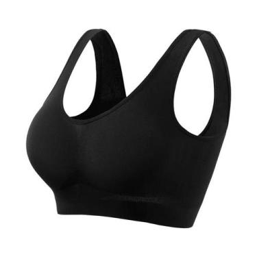 Imagem de Sutiã Esportivo Sem Costura Com Efeito Push-Up Para Mulheres, Sem Aram