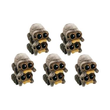 Imagem de Brinquedo De Pelúcia Aranha Preta, Almofada De Animal Macio Para Crian