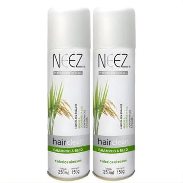 Imagem de Kit 2 Shampoo A Seco Para Cabelos Oleosos Neez Profissional Maciez Lim