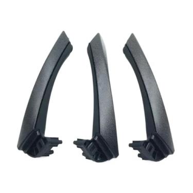 Imagem de Porta Interior Do Carro Puxar Alça Capa Guarnição Compatível Com Bmw Série 3 E90 E91 E92 316 318 320 325 328i 05-2012 Substituição Interna(LHD SET Black)