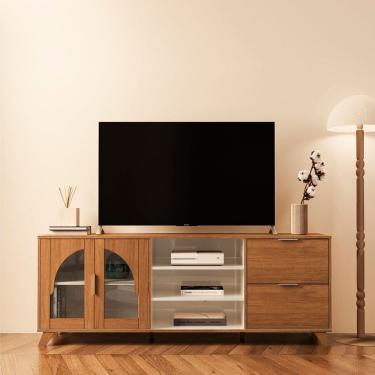 Imagem de Rack para Tv 75 Polegadas 180cm Murano Cinamomo/Off White