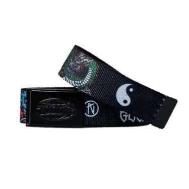 Imagem de Cinto Chronic Big Dragão Oriental Dupla Face 09 Preto-Masculino