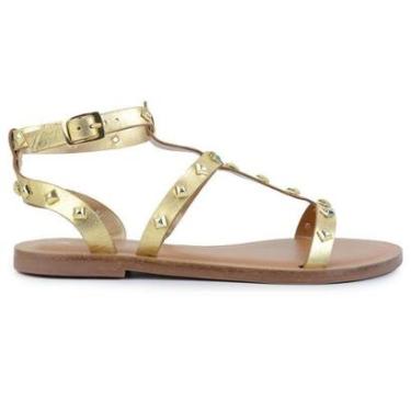Imagem de Sandália Feminina Carrano Soft Gold Dourada - 9630-Feminino