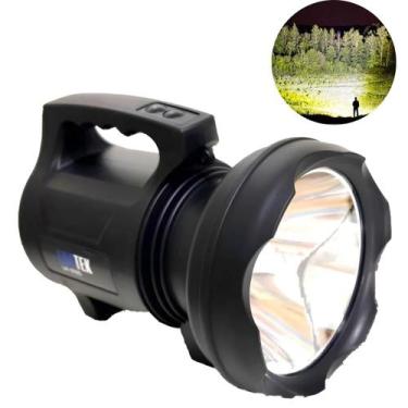 Imagem de Lanterna Holofote Alta Potencia Led T6 50w Alcance 1000 metros Luz Bra