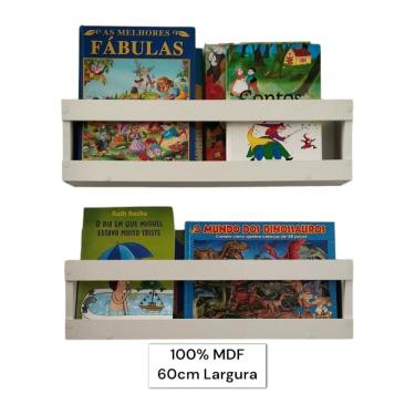 Imagem de Kit 4 Prateleiras Montessoriana Para Brinquedos E Livros