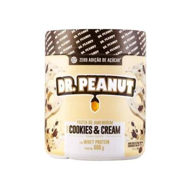 Imagem de Pasta De Amendoim Dr. Peanut 600g Cookies & Cream