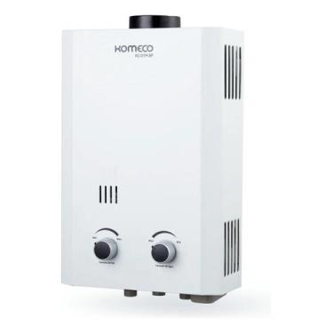 Imagem de Aquecedor De Água A Gás Glp 7l Ko 07m Bp G2 Slim Branco Glp - Komeco