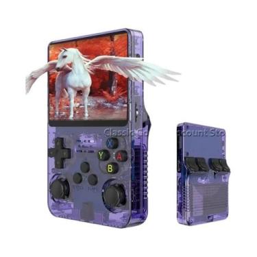 Imagem de Console De Videogame Retro R36S 64GB 128GB Portátil Player De Bolso Te