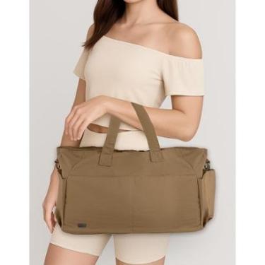 Imagem de Bolsa De Ombro Grande Feminina Alça Tranversal Moda Fitness-Feminino
