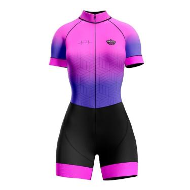Imagem de Macaquinho RKC SPORTS  Ciclismo Geometric Feminino-Feminino