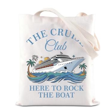 Imagem de KUIYAI Bolsa de passeio de barco de cruzeiro, presente de festa náutica, o clube de cruzeiros aqui para arrasar o barco, Rockboatts-us