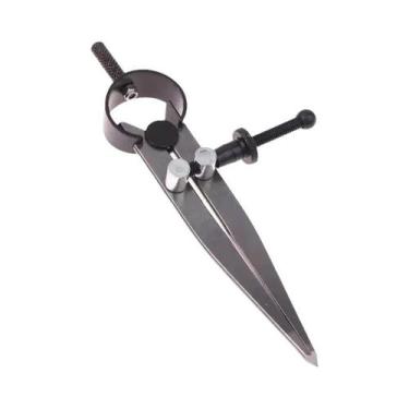 Imagem de Compasso Ajustável Para Marcação De Linhas Em Couro, Divisor De Asas R